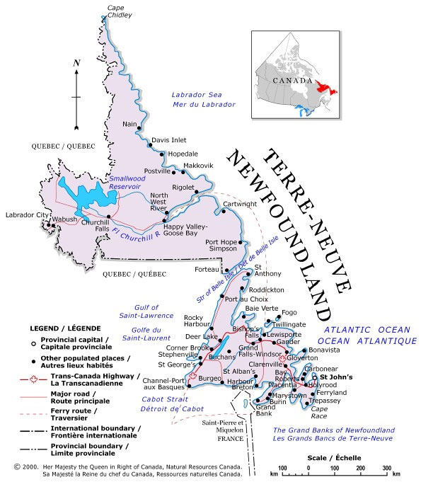 Map of Canada