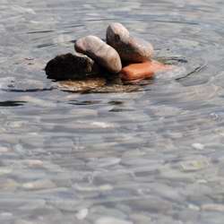 Cairn in Flood. Copyright © 2008 Edwin Neeleman